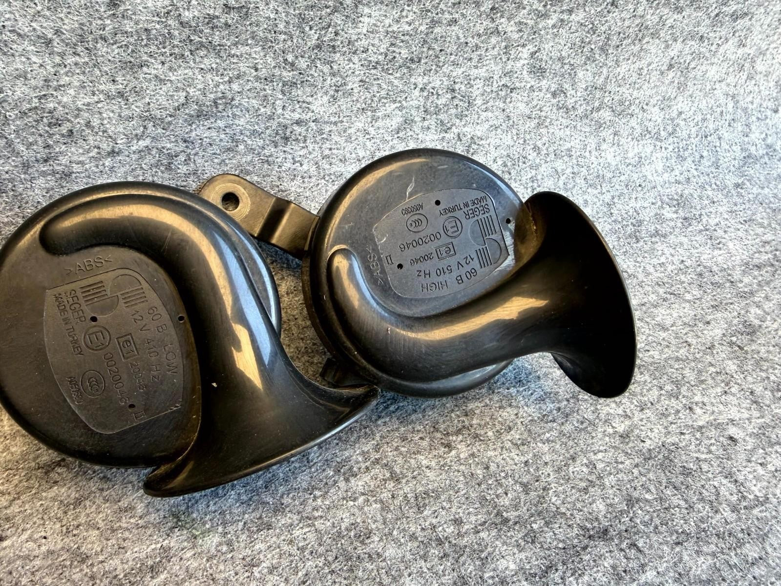 ♦️2012-2020 TESLA MODEL S HIGH & LOW PITCH NOTE TONE HORN SIGNAL OEM, 0020046