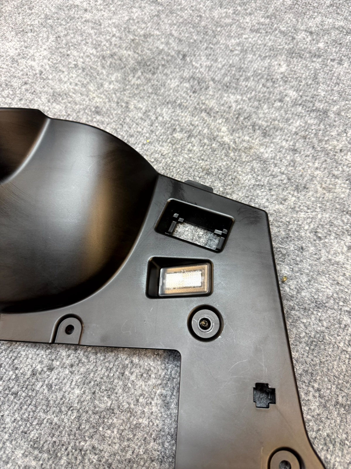 2020-2024 TESLA MODEL Y LEFT LOWER DASH FOOTWELL COVER TRIM OEM, 1507076-00-A