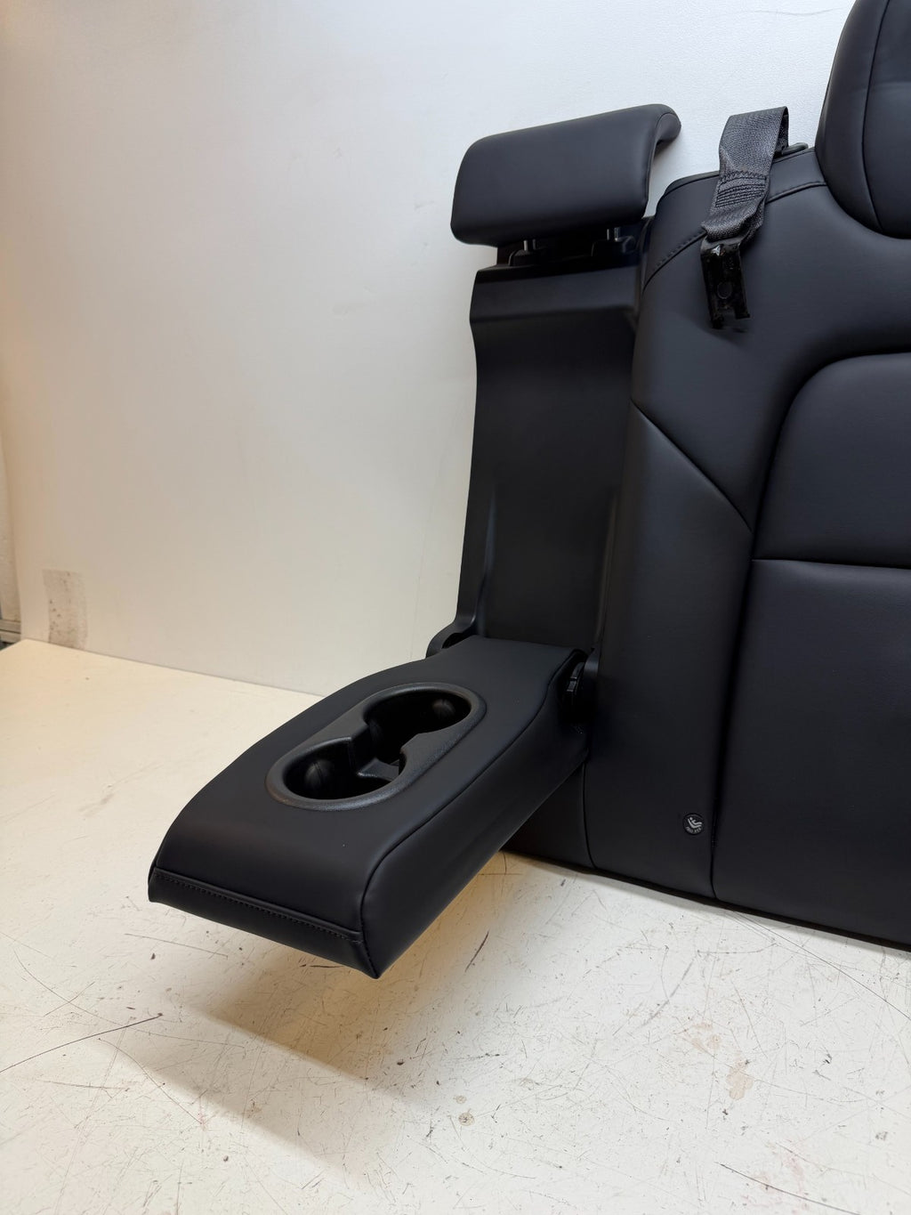 2017-2022 TESLA MODEL 3 REAR LEFT DRIVER UPPER SEAT CUSHION BLACK