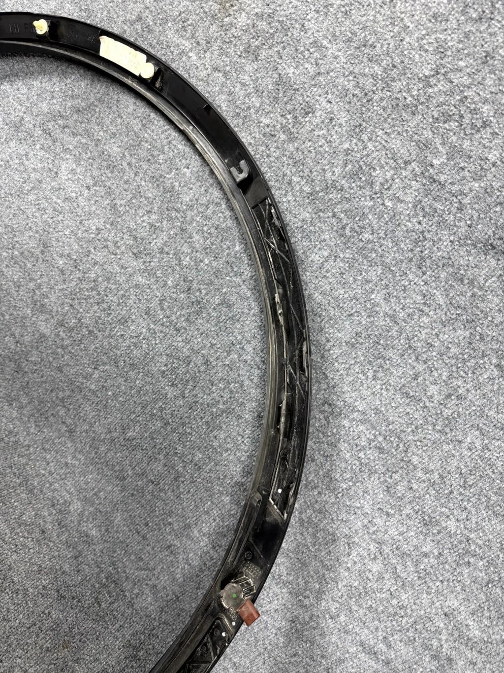 16-21 Tesla Model X Front Left Wheel Arch Trim Panel Molding OEM, 1075636-00-A