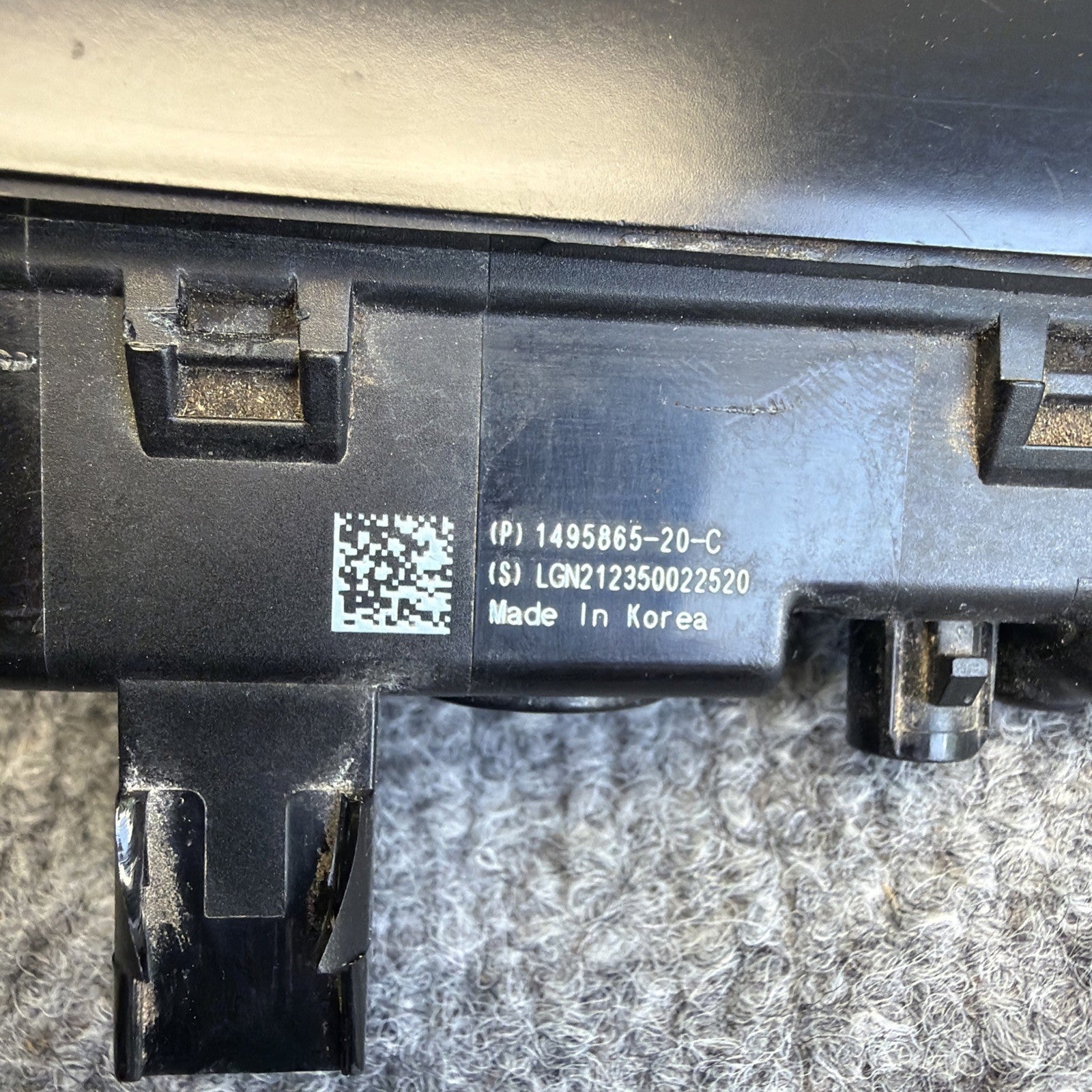 2020-2024 TESLA MODEL Y RIGHT SIDE REPEATER TURN SIGNAL CAMERA OEM, 1495865-20-G