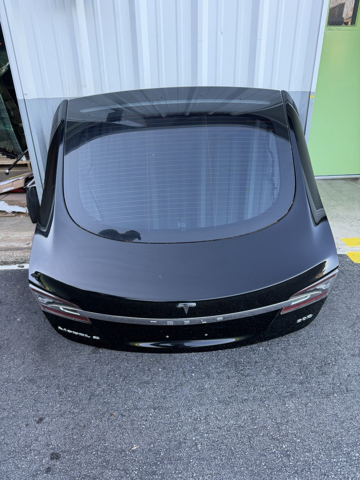 ♦️ 2016-2020 Model S Liftgate Trunk Lid Tailgate Hatch Shell Black w/ Glass