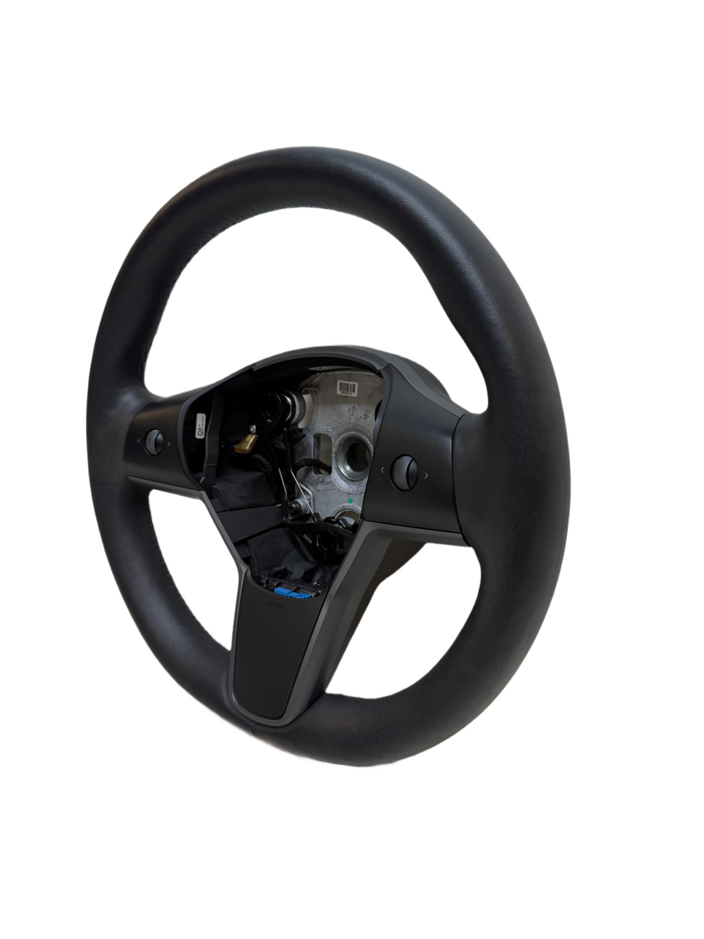 2020-2024 Tesla Model 3 Y Steering Wheel Leather Black Heated 1490214-00-B