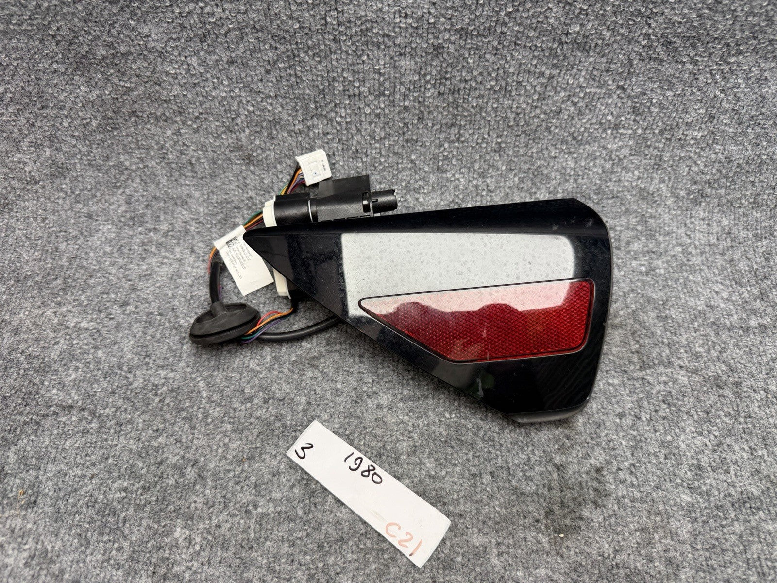 2017-2020 TESLA MODEL 3 CHARGING PORT AND DOOR COVER LEFT OEM