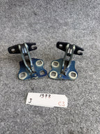 2017-2023 Tesla Model 3 M3 Front Right Passenger Side Door Set Hinge Red OEM