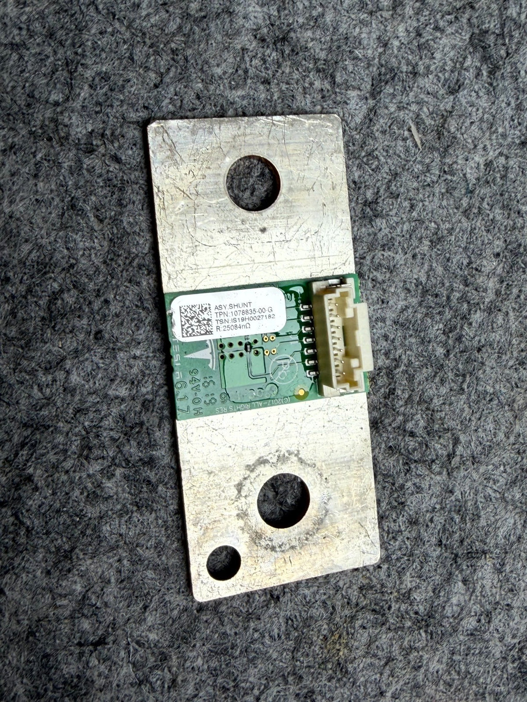 ♦️2017 - 2023 TESLA MODEL 3 BATTERY MODULE AMP CHIP OEM, 1078835-00-G