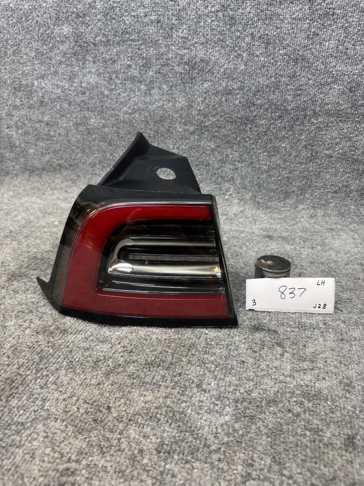 2017-2023 TESLA MODEL 3 REAR LEFT SIDE OUTER LED TAILLIGHT LAMP OEM, 107739700G