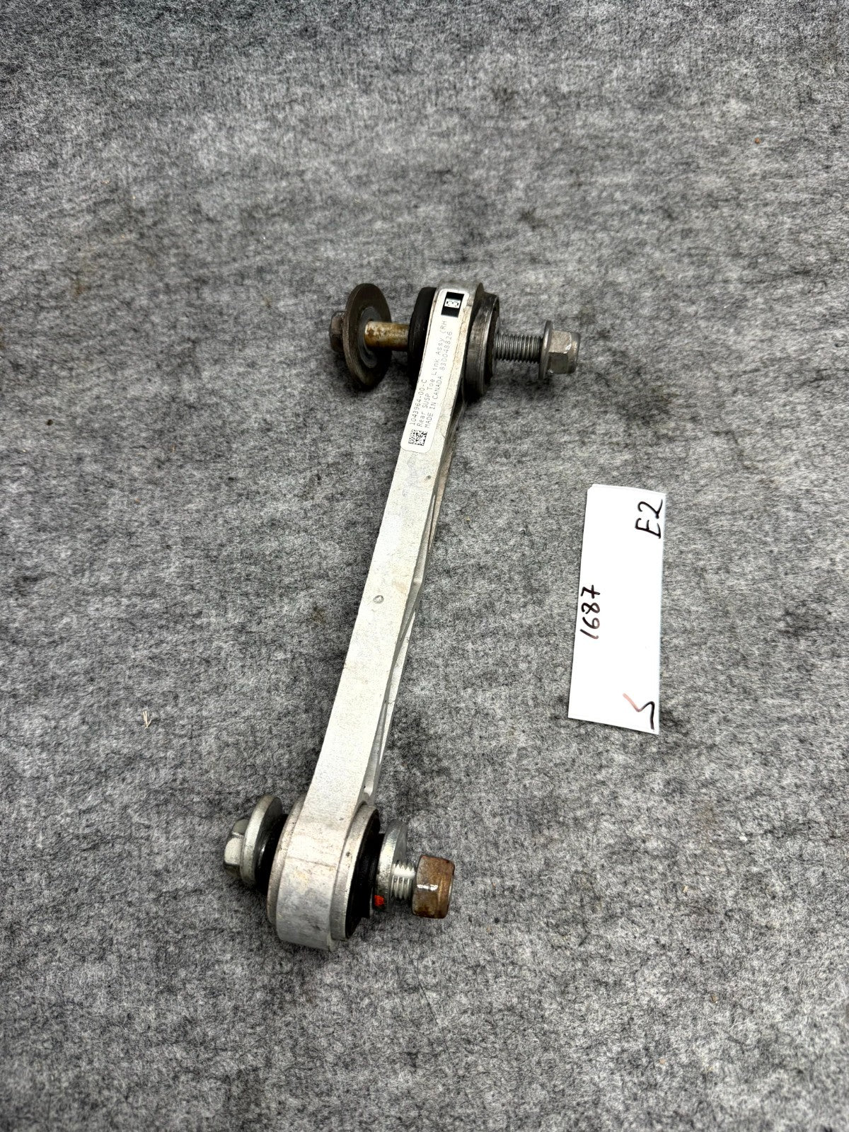 ♦️12-20 TESLA MODEL S REAR RIGHT SUSPENSION LINK CONTROL ARM OEM, 1043964-00-C