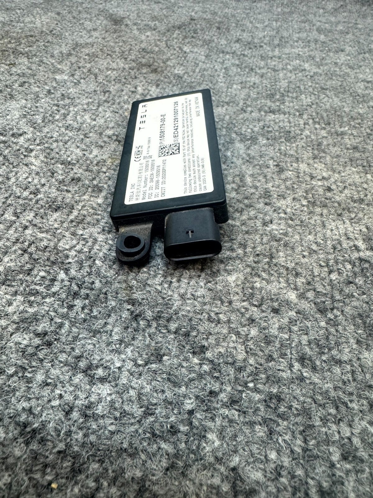 2020-2024 TESLA MODEL Y BLUETOOTH ANTENNA CONTROL MODULE UNIT OEM, 1508179-00-E