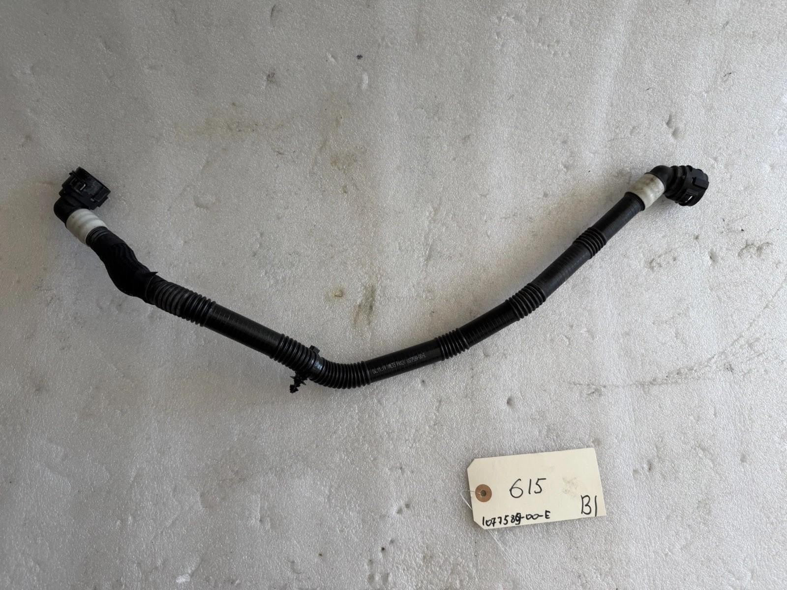♦️17-25 TESLA MODEL 3 FRONT RADIATOR OUTLET COOLANT PIPE HOSE OEM, 1077589-00-E