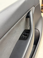 2020-2024 Tesla Model Y Front Left Door Panel Insert Black 1497294-91-B