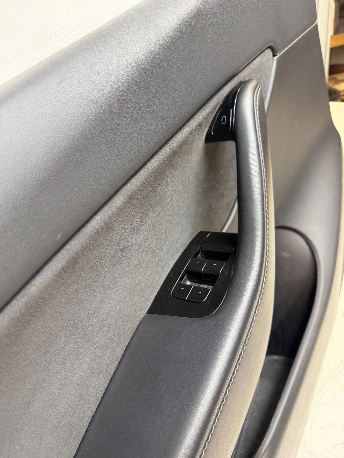 2020-2024 Tesla Model Y Front Left Door Panel Insert Black 1497294-91-B