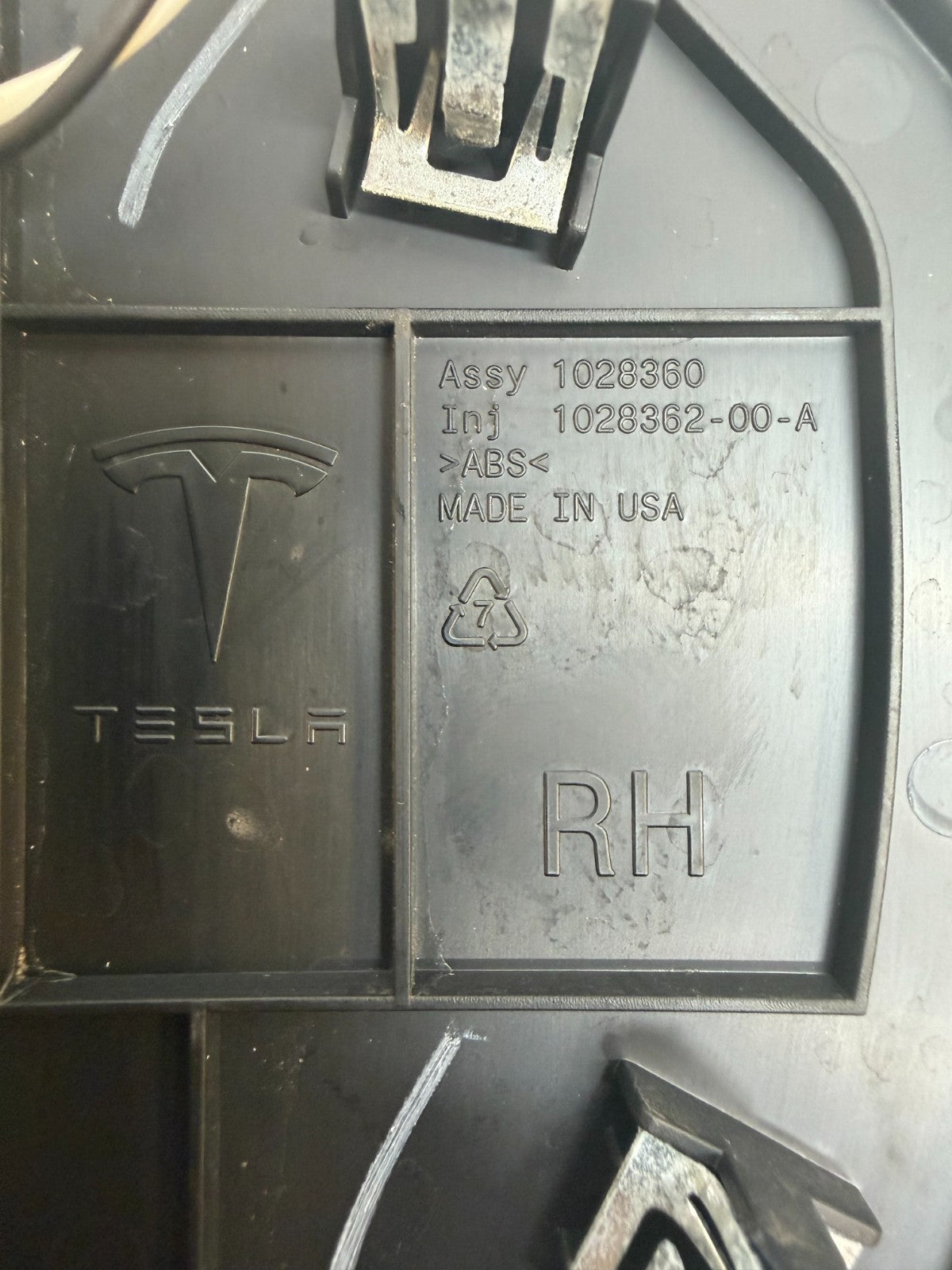 2012-2020 Tesla Model S Front Right Side Dashboard End Cover Trim 1028362-00-A