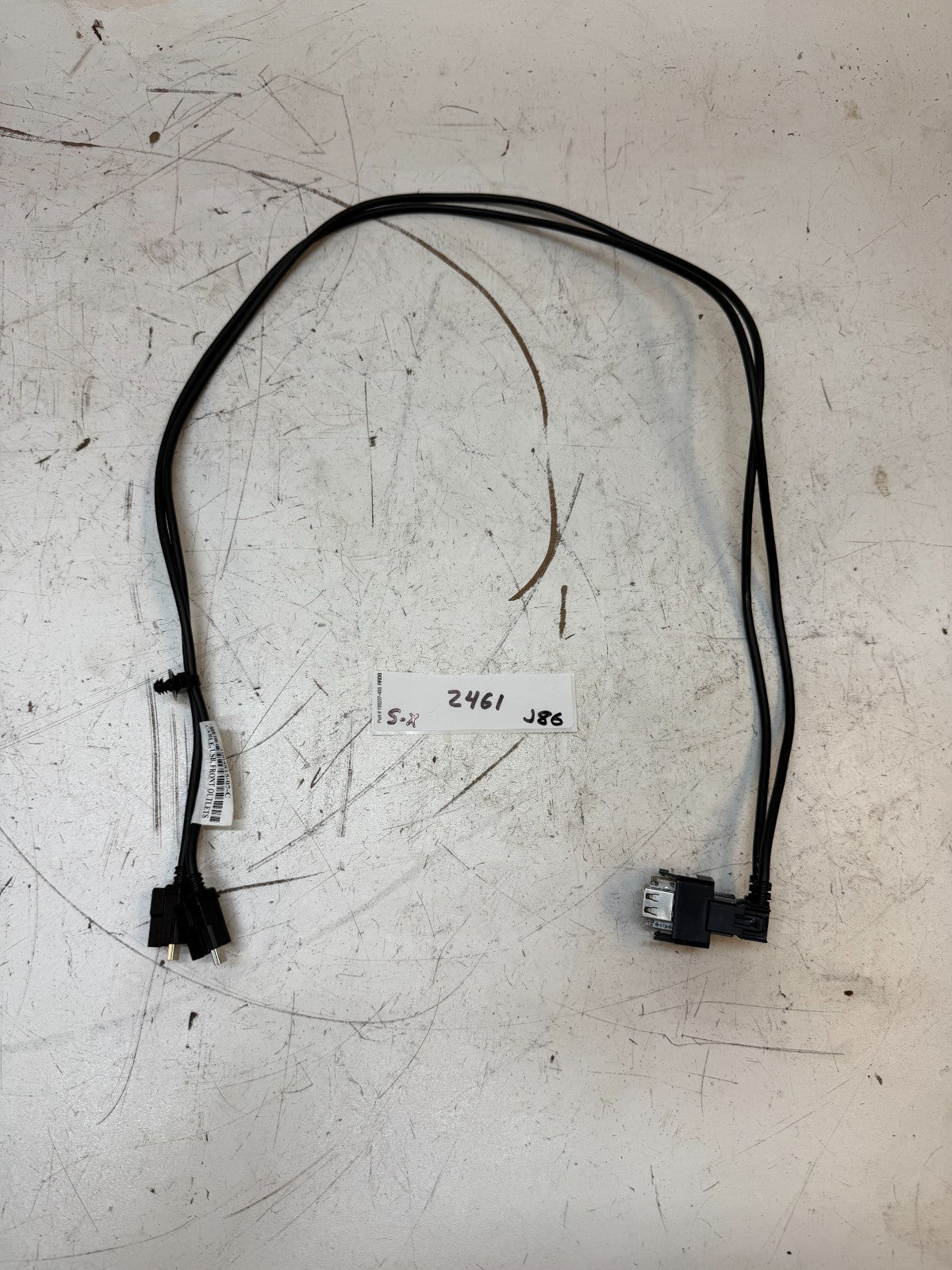 12-20 Tesla Model S X Center Console USB Port Cable Wiring Harness 1004815-07-C
