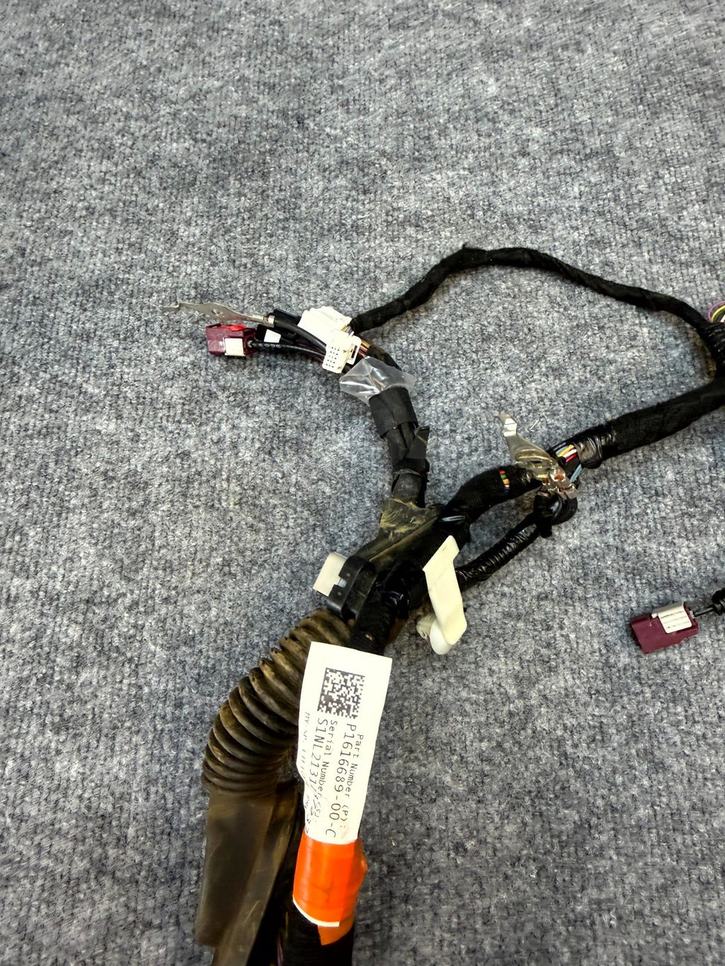 2020-2024 TESLA MODEL Y REAR LIFTGATE TRUNK WIRING HARNESS OEM, 1616689-00-C