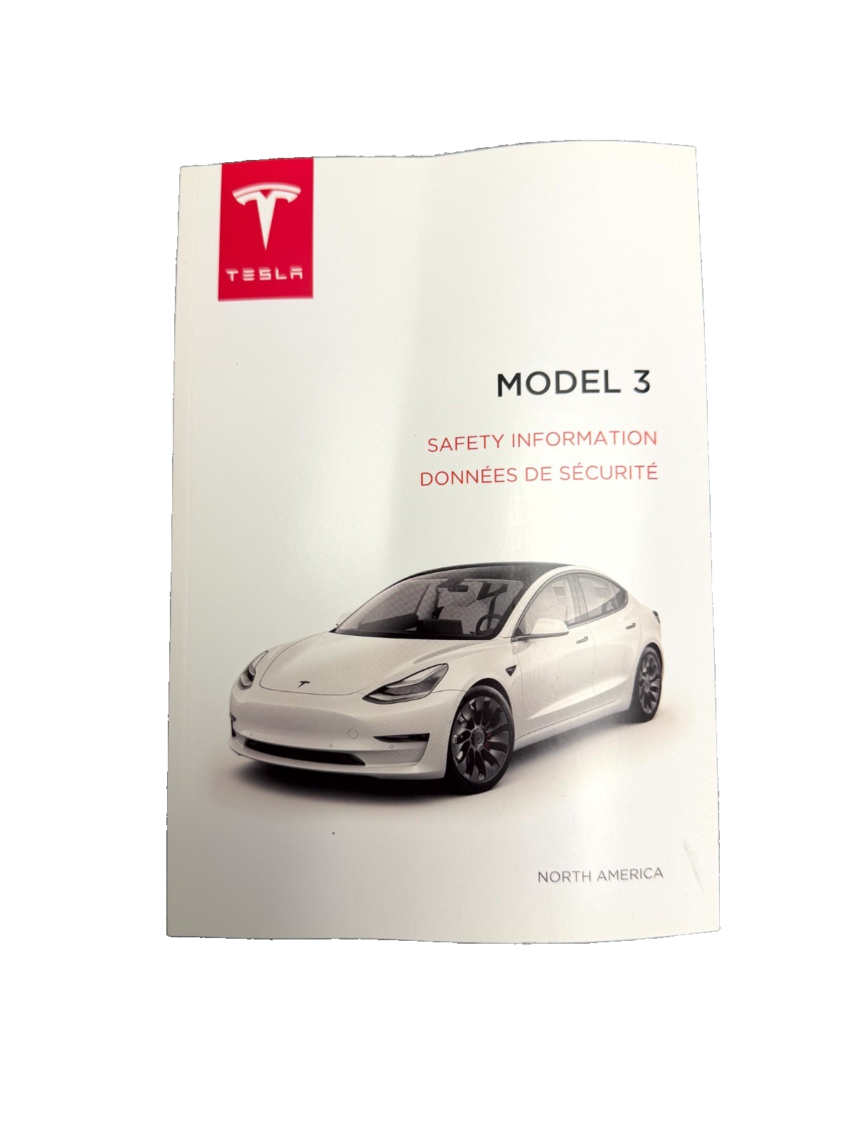 2018 TESLA MODEL 3 SAFETY INFORMATION OWNERS MANUAL BOOKLET OEM, 1129789-00-D