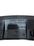 16-20 Tesla Model X Rear Left Trunk Inner Sill Trim Panel Cover OEM 1035989-00-C