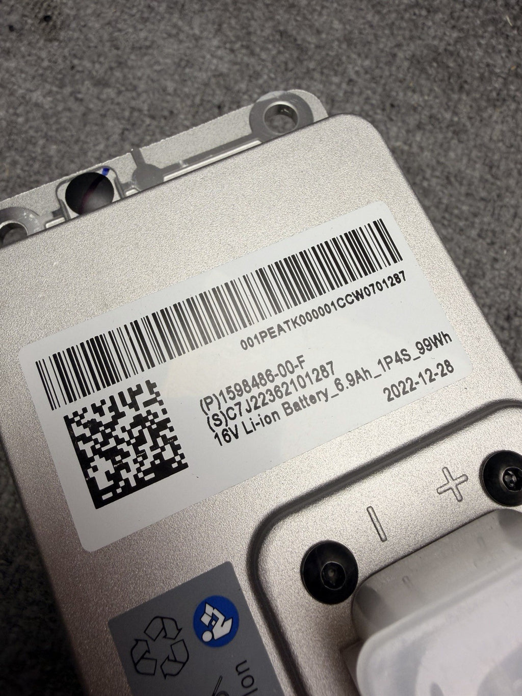 NEW OEM Tesla Model 3/Y/S/X 16V Li-Ion Battery 1598486-00-F