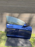 2018-2023 Tesla Model 3 Front Passenger Side Door Shell Panel Right Blue PPSB