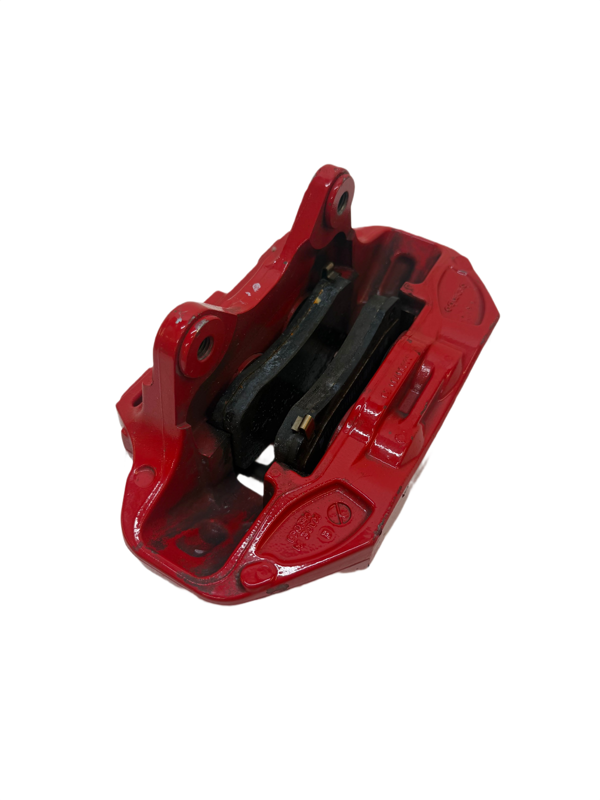 2017-23 Tesla Model 3 Front Left Brake Caliper Red OEM 1044641-00-G