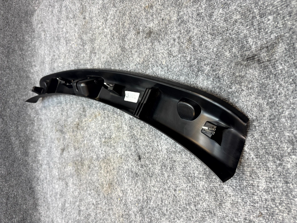 2020-2024 TESLA MODEL Y TRUNK LATCH LOCK SILL SCUFF PLATE TRIM OEM, 1494631-00-C