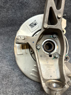 2020-2024 TESLA MODEL Y FRONT RIGHT SPINDLE KNUCKLE HUB & SHIELD OEM, 118831600E
