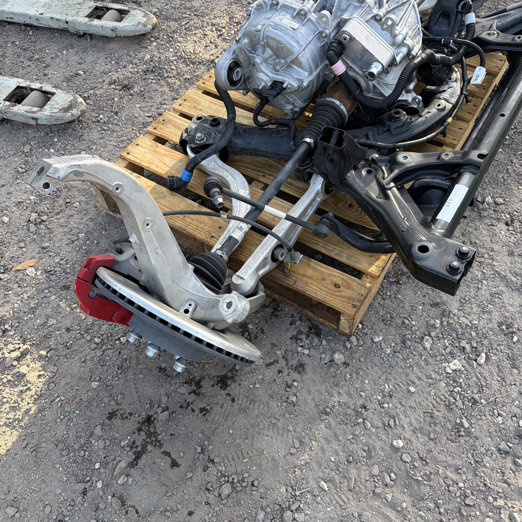 17-22 TESLA MODEL Y AWD FRONT SUSPENSION And ENGINE, SUBFRAME  COMPLETELY OEM