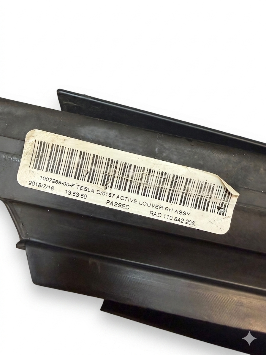 2012-2016 TESLA MODEL S ACTIVE LOUVRE RIGHT HAND PASSENGER 1007269-00-F