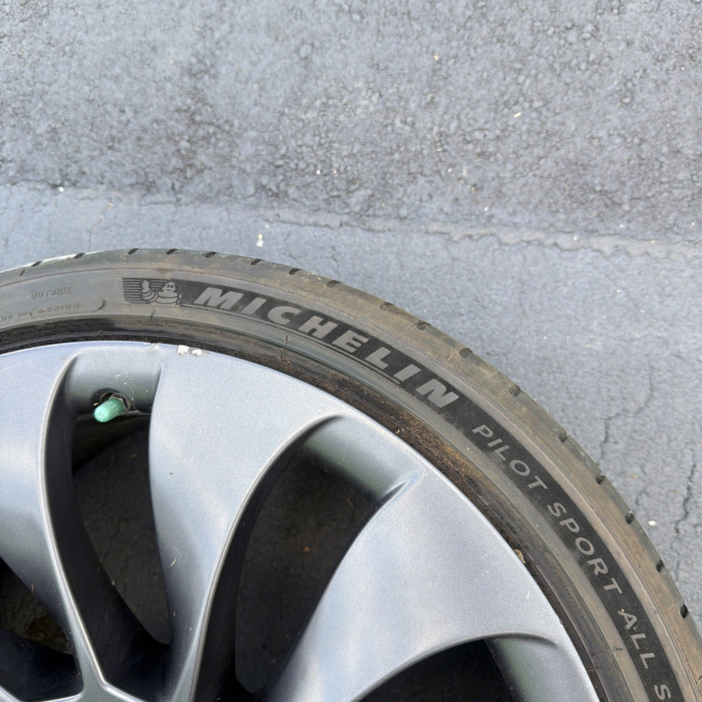 20-24 Model Y Rear Uberturbine Wheel Rim 21x10.5J 48MM 11-Spokes 1188227-00-B