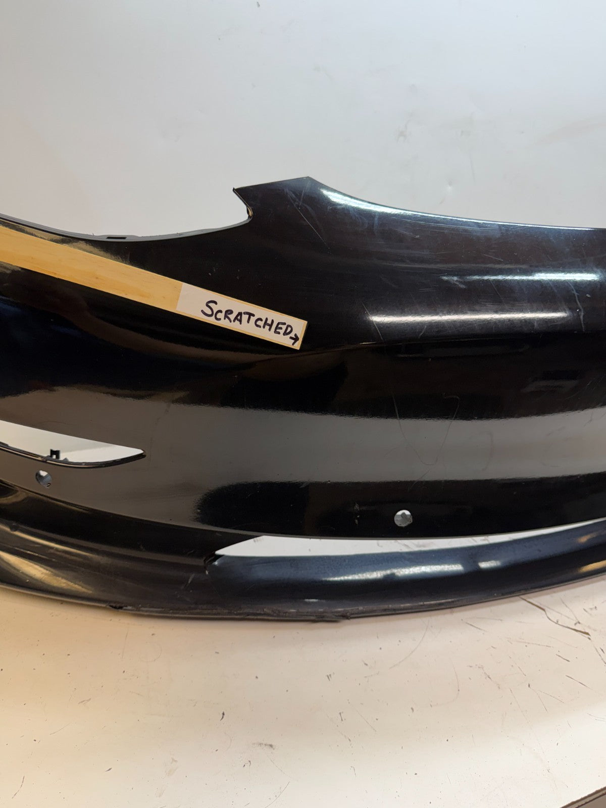 2017-2023 Tesla Model 3 Front Bumper Cover Panel w/ Park Sensor Hole Assembly