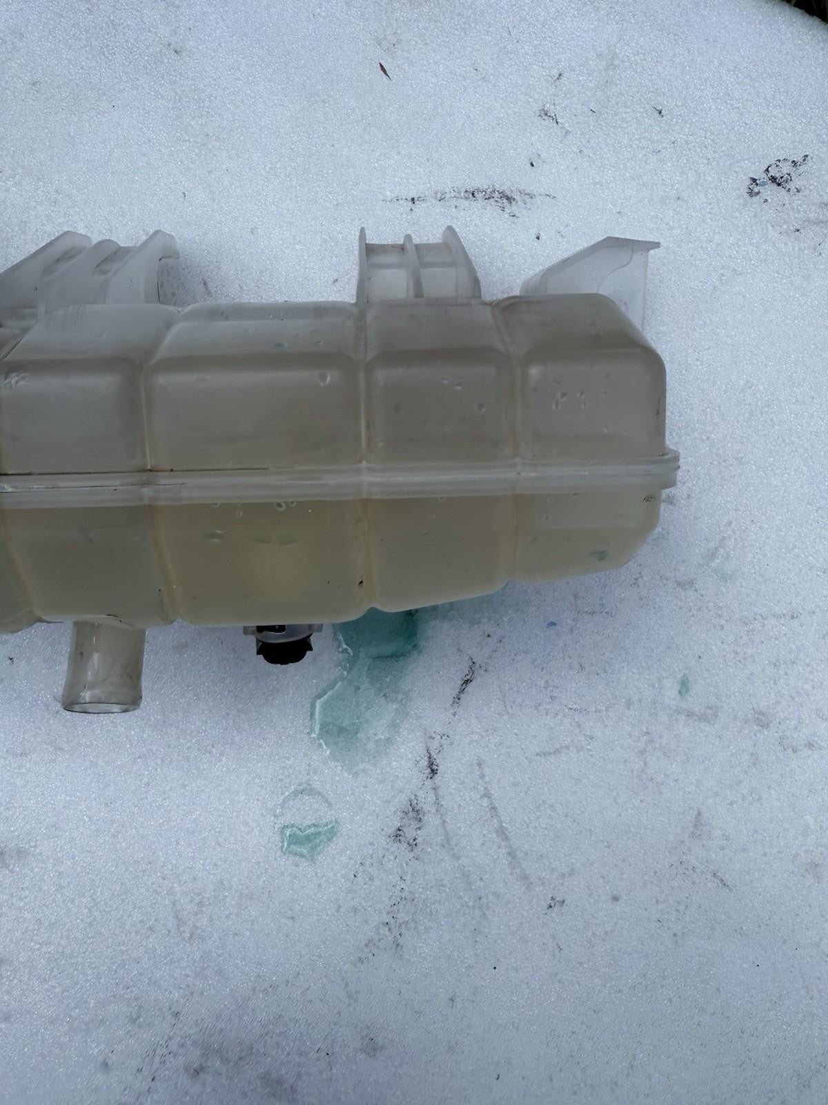 ♦️12-20 TESLA MODEL X COOLANT EXPANSION RESERVOIR TANK BOTTLE OEM, 1036124-00-D