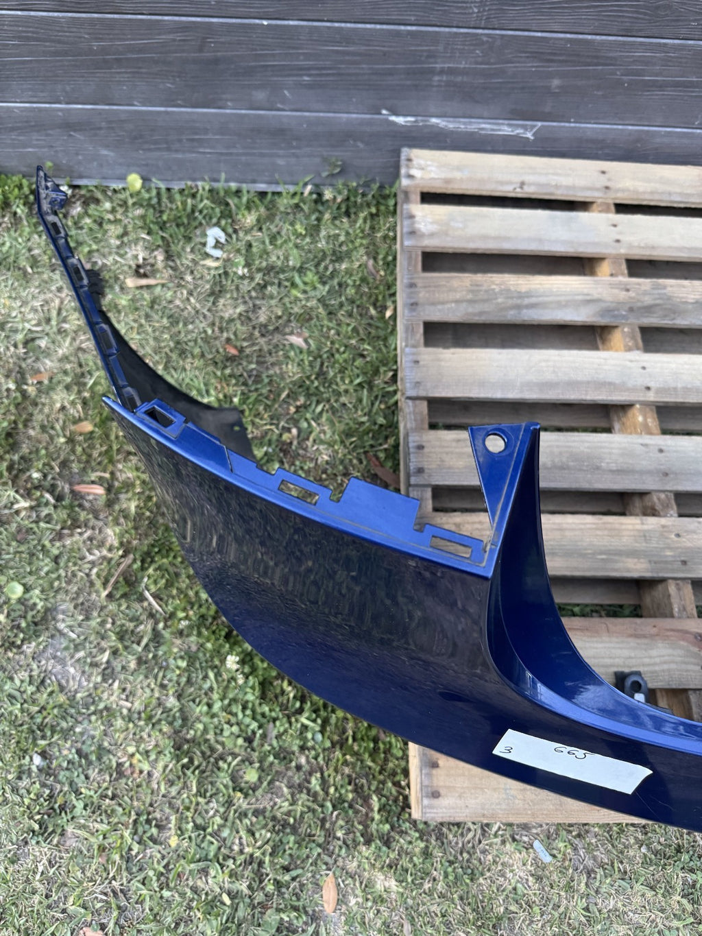 2017 - 2024 TESLA MODEL 3 Y REAR BUMPER COVER BLUE ASSEMBLY OEM