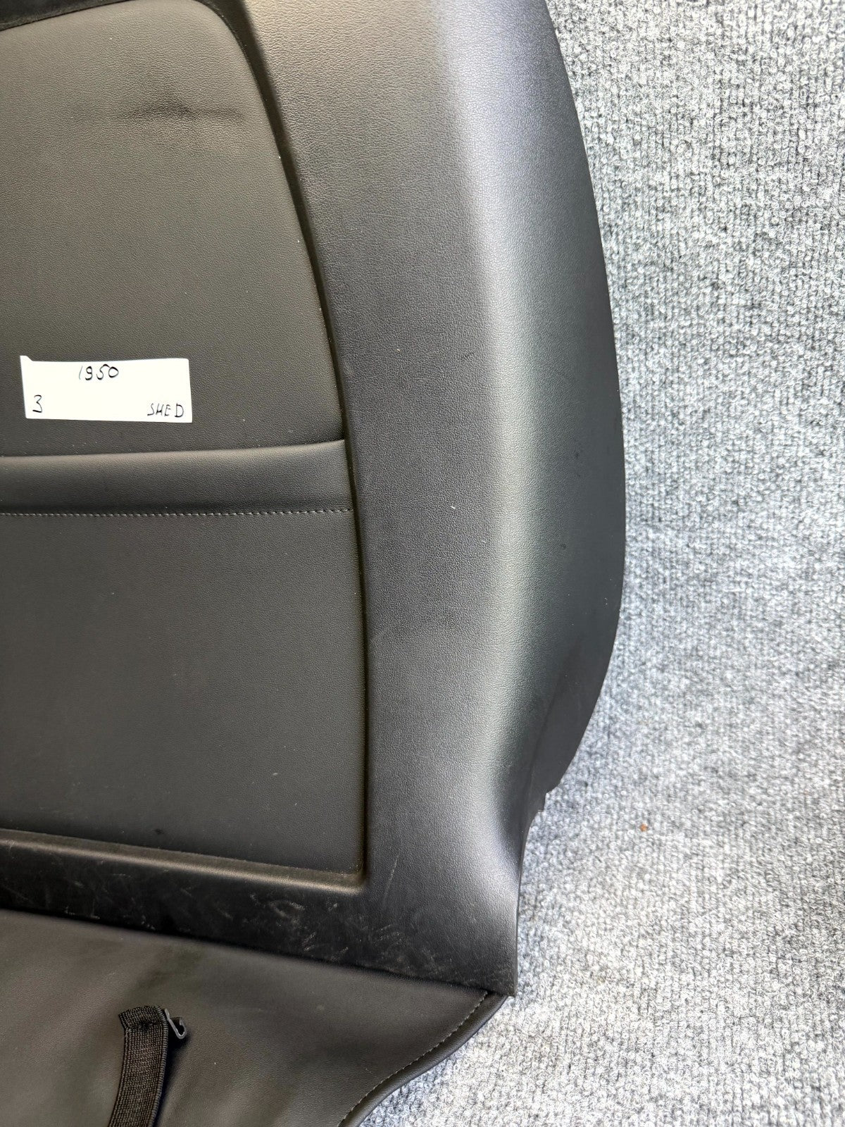 2017–2023 TESLA MODEL 3 FRONT LEFT SIDE SEAT BACK PANEL TRIM OEM, 1088966-00-C