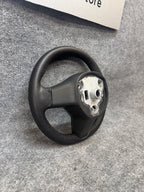 20-24 TESLA MODEL Y LEATHER STEERING WHEEL W/ CONTROL SWITCHES OEM, 1095222-00-N