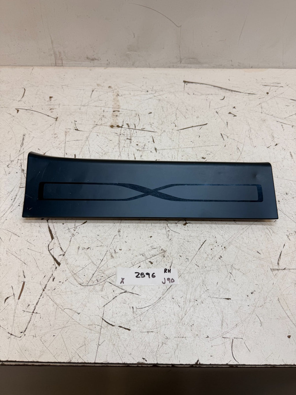 2016-20 Model X Front Passenger Door Sill Welcome Plate Trim Right 1053195-00-D