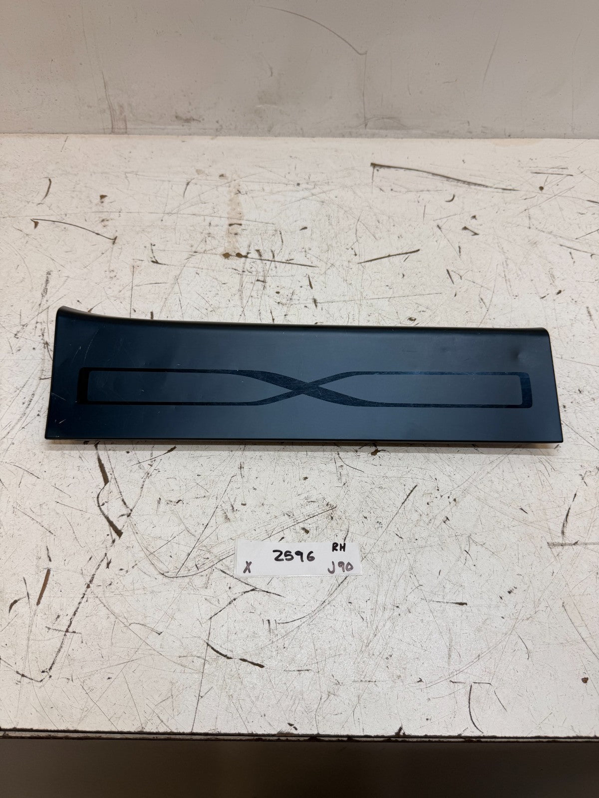 2016-20 Model X Front Passenger Door Sill Welcome Plate Trim Right 1053195-00-D