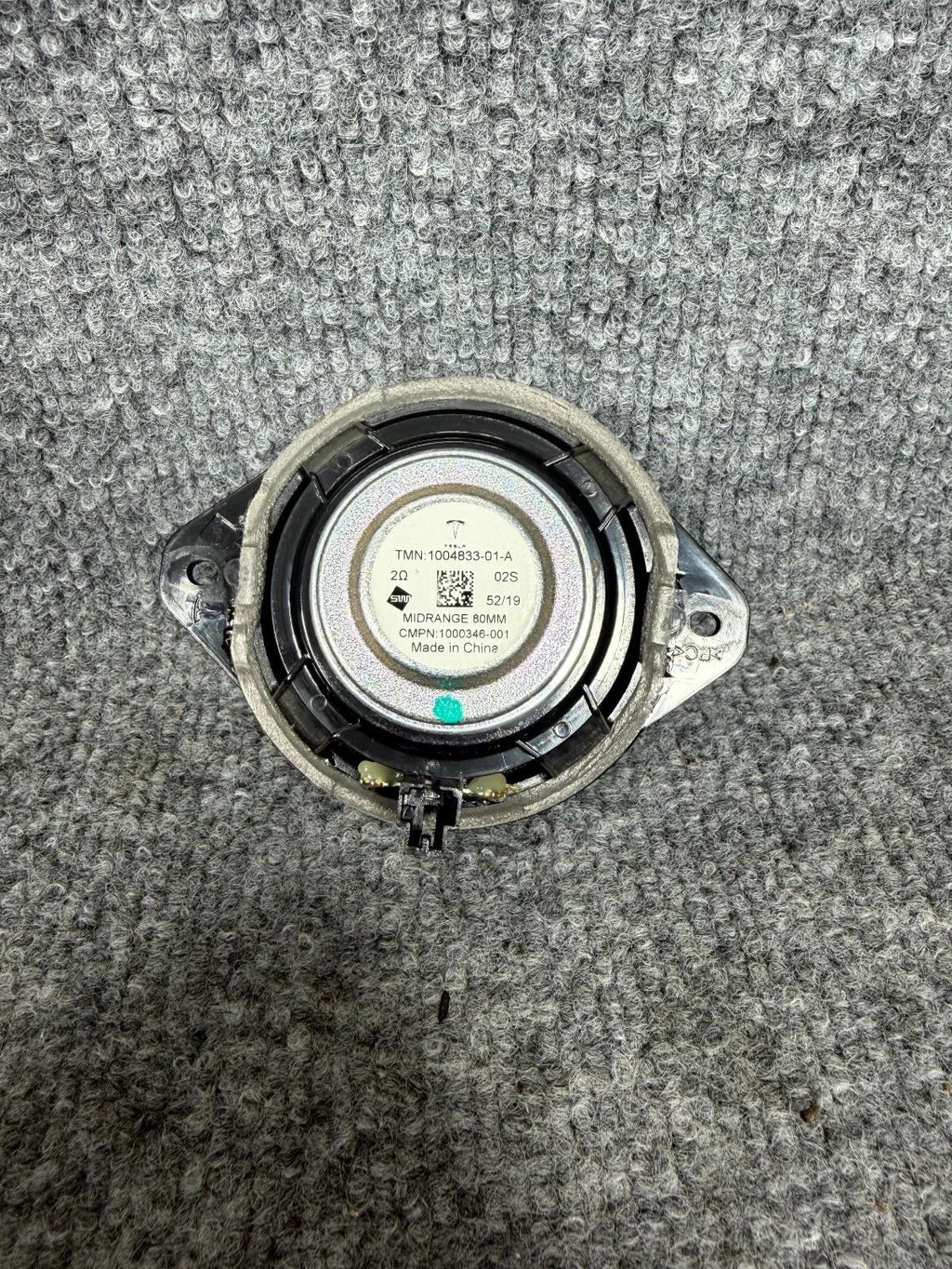 2016-2020 Tesla Model X Left Side Mid Range Audio Sound Speaker OEM, 1004833-01A