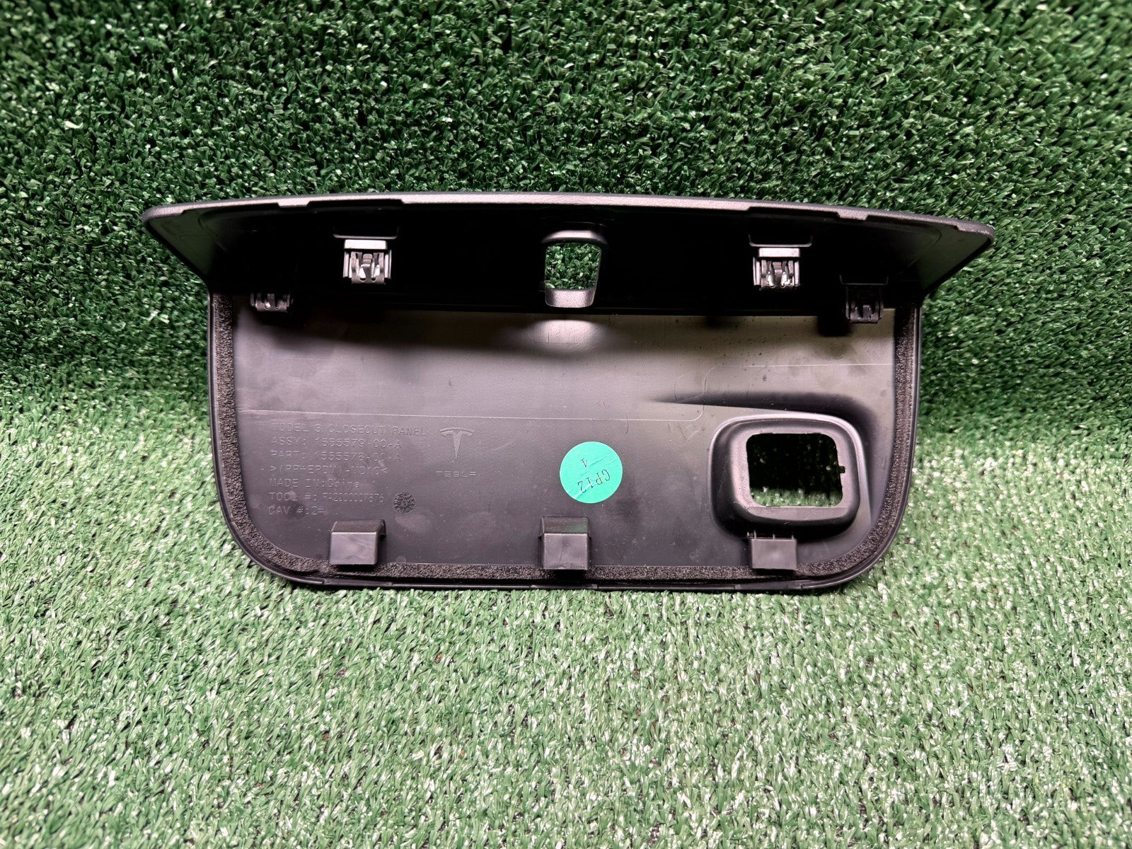 ♦️2017–2023 TESLA MODEL 3 FRONT FRUNK CLOSEOUT HOOD LOCK COVER OEM, 1555578-00-A
