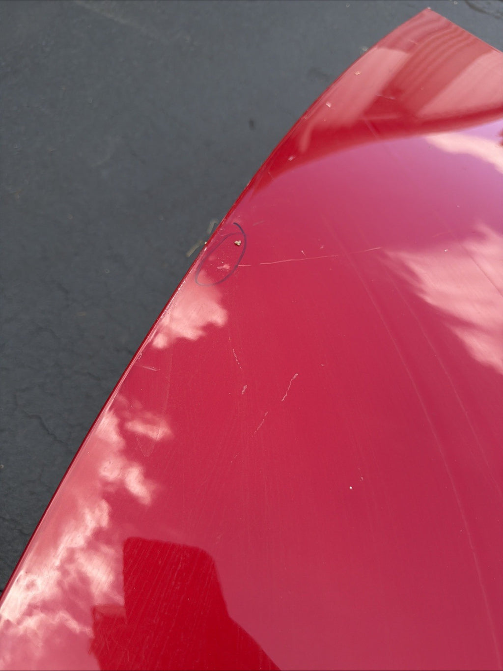 2017-2023 Tesla Model 3 M3 Front Hood Bonnet Shell Panel Cover Assy Red PPMR