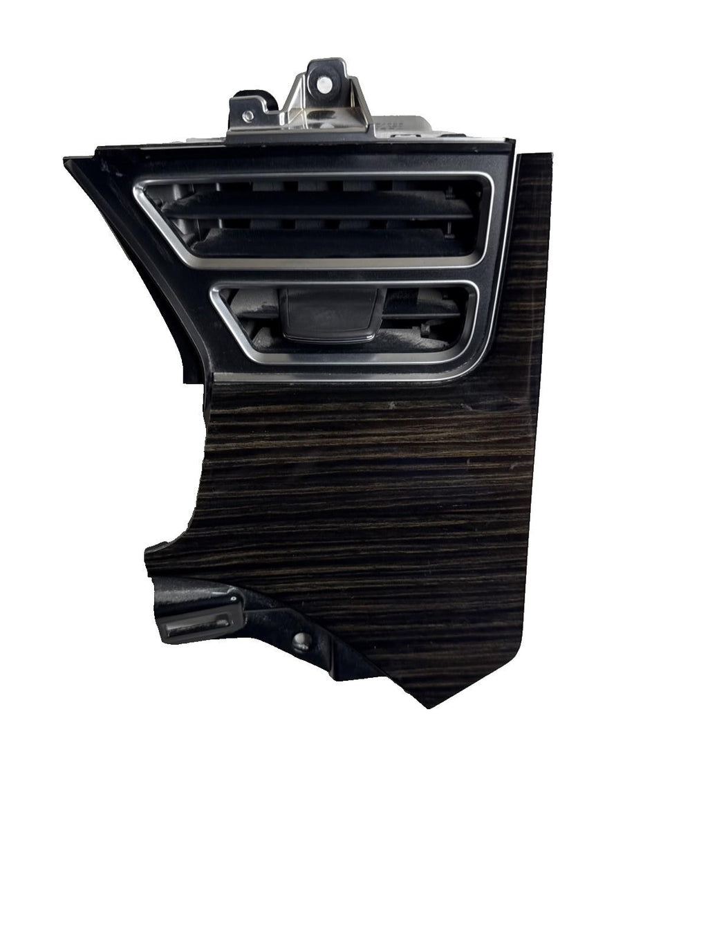 ♦️12-16 TESLA MODEL S DASH LEFT AIR VENT GRILL TRIM OBECHE GLOSS OEM,100451806F1