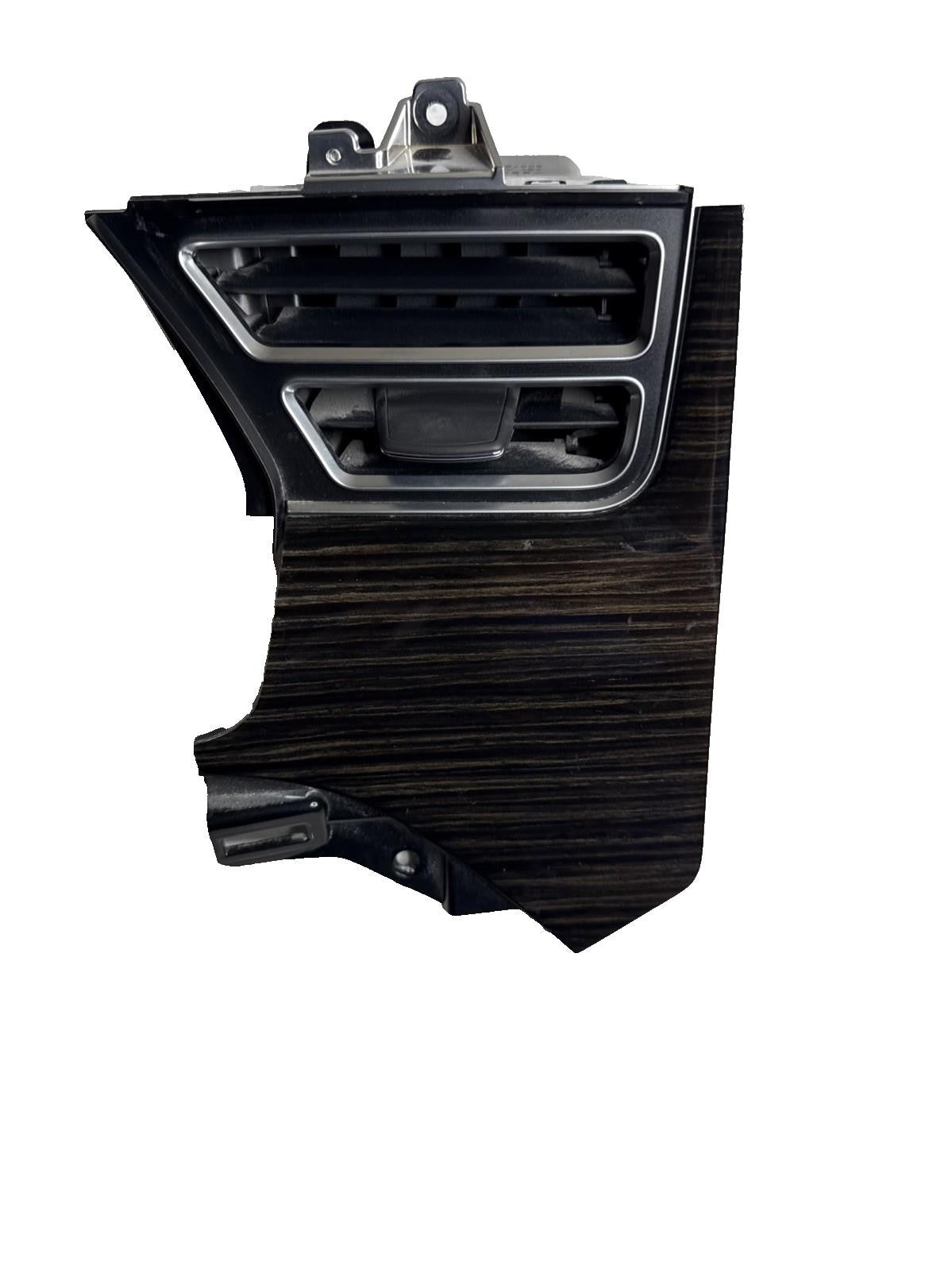 ♦️12-16 TESLA MODEL S DASH LEFT AIR VENT GRILL TRIM OBECHE GLOSS OEM,100451806F1