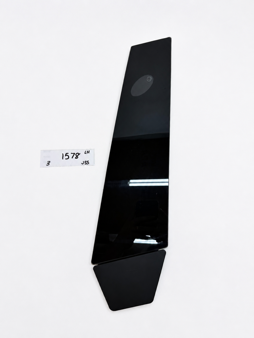 2017-2023 Tesla Model 3 Left B-Pillar Applique Glass Trim Molding 1100437-00-B