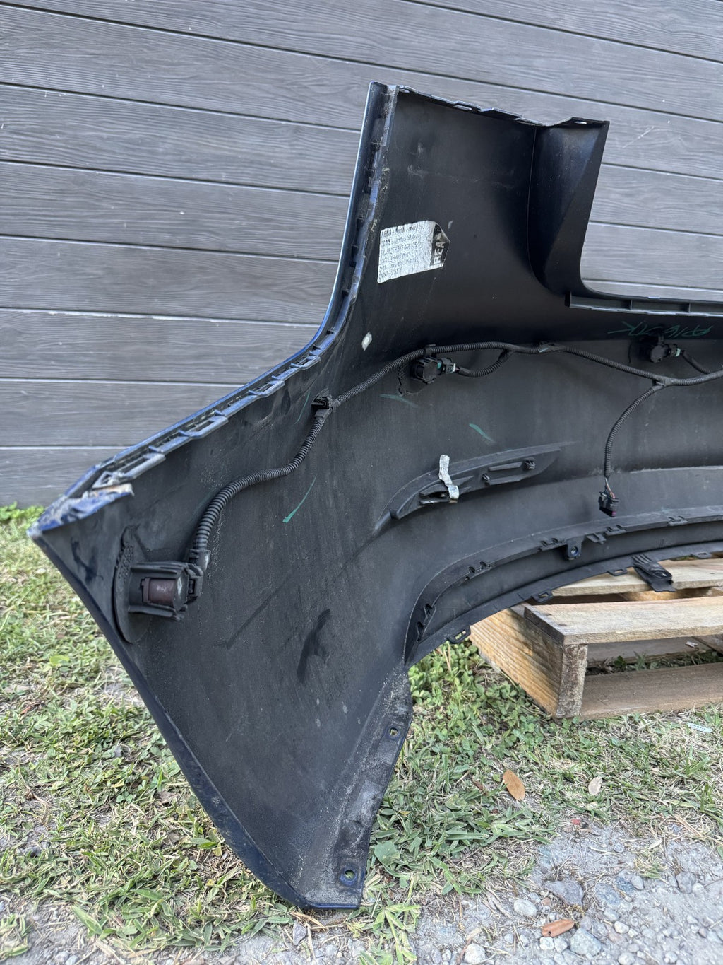 2017 - 2024 TESLA MODEL 3 Y REAR BUMPER COVER BLUE ASSEMBLY OEM