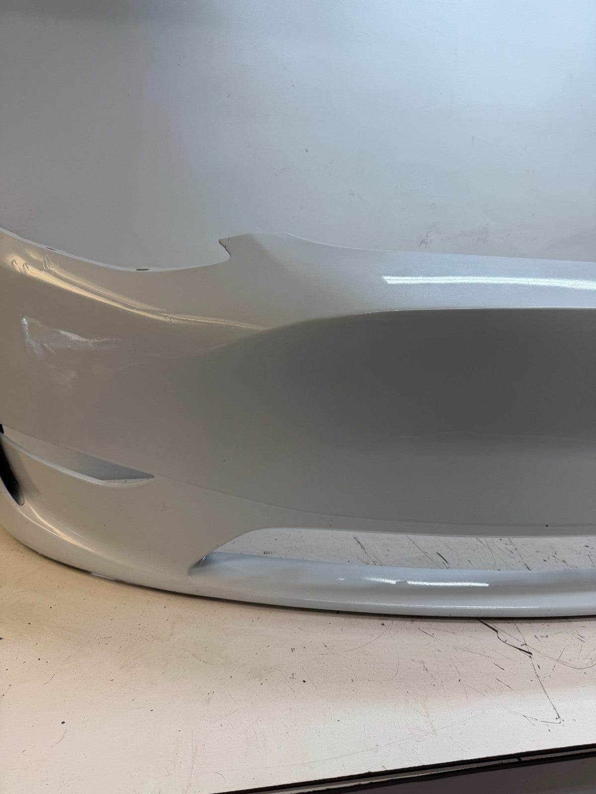 2022-2024 Tesla Model Y Front Bumper Cover w/o Sensor Holes OEM 1687994-TX-A