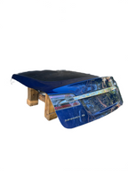 12-20 Tesla Model S Rear Trunk Lid Hatch Tail Lights Blue OEM