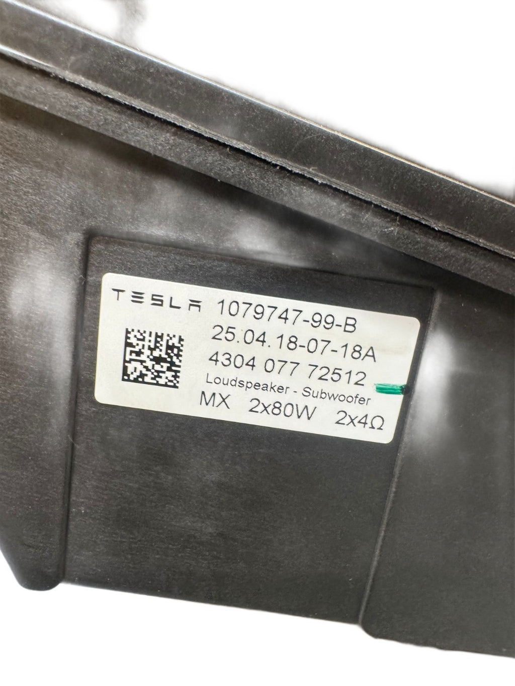 2017-2023 Tesla Model 3 Rear Loudspeaker Subwoofer 1079747-99-B