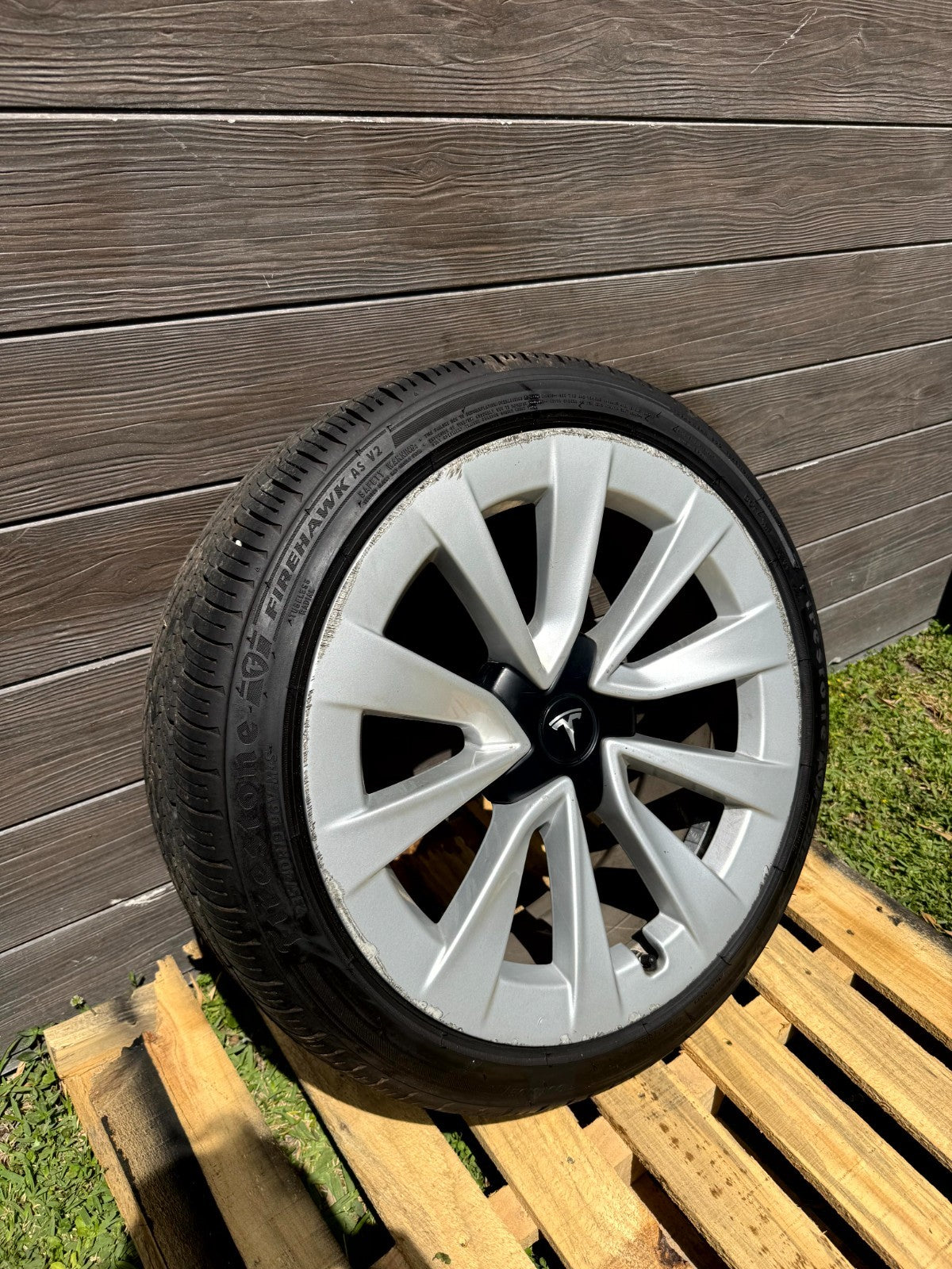 2017 - 2023 TESLA MODEL 3 FACTORY WHEEL RIM WITH TIRE OEM, 1044264-00-A