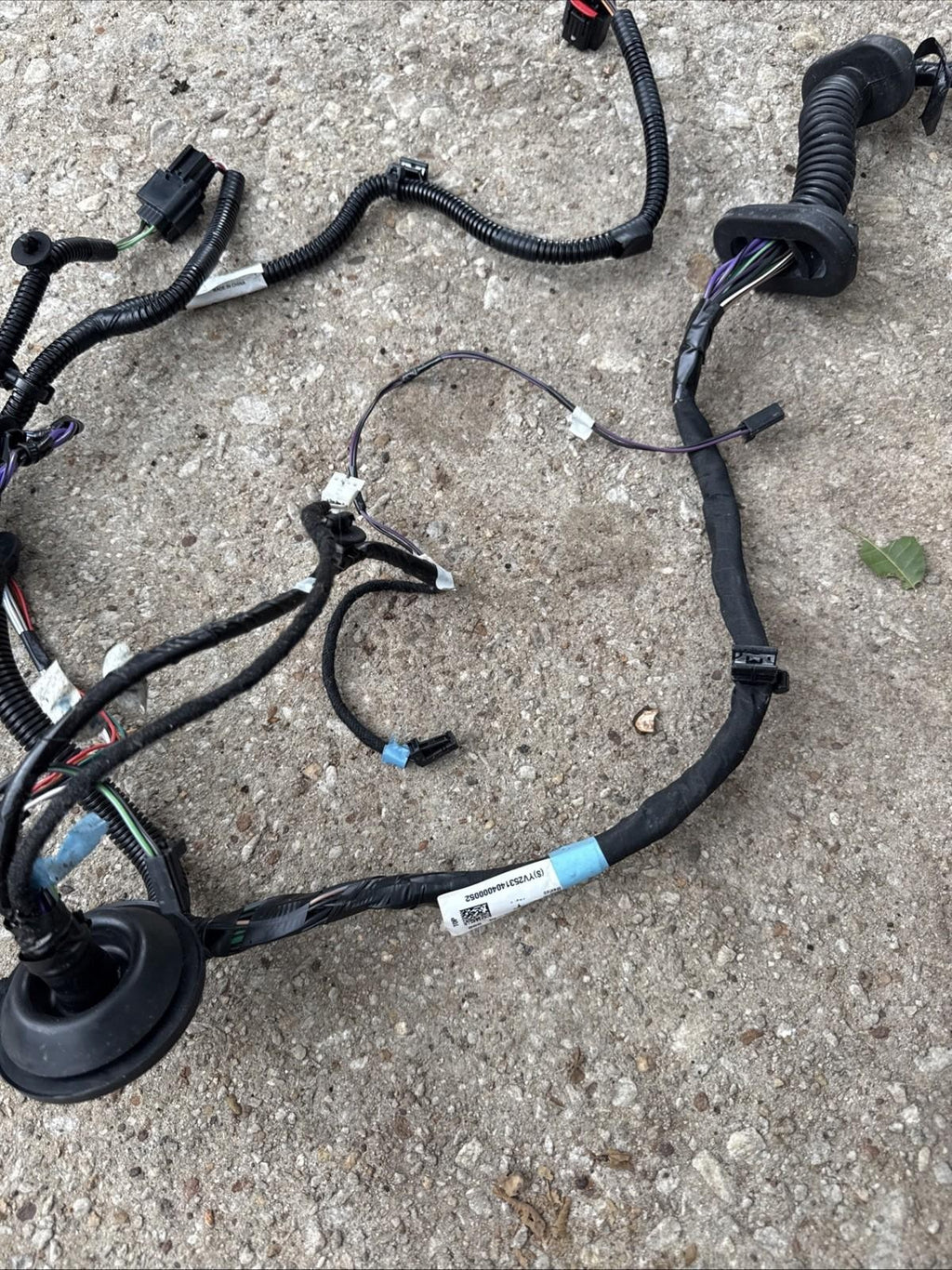 ♦️12-20 TESLA MODEL S REAR LEFT DRIVER SIDE DOOR WIRING HARNESS OEM 1004425-00-M