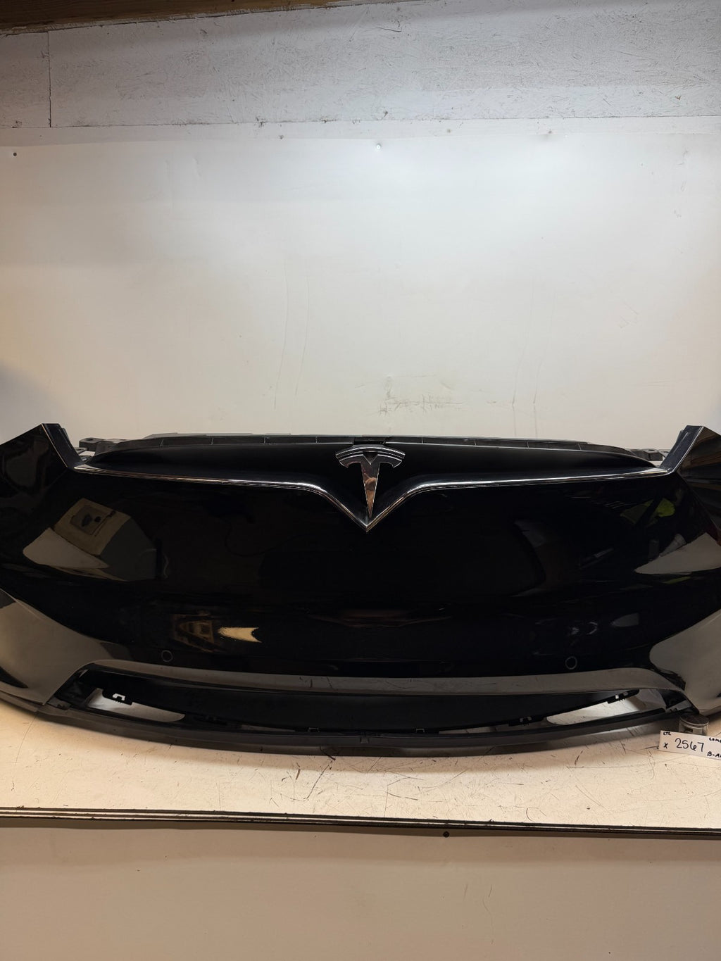 2016-2020 Tesla Model X Front Bumper Cover Complete Black