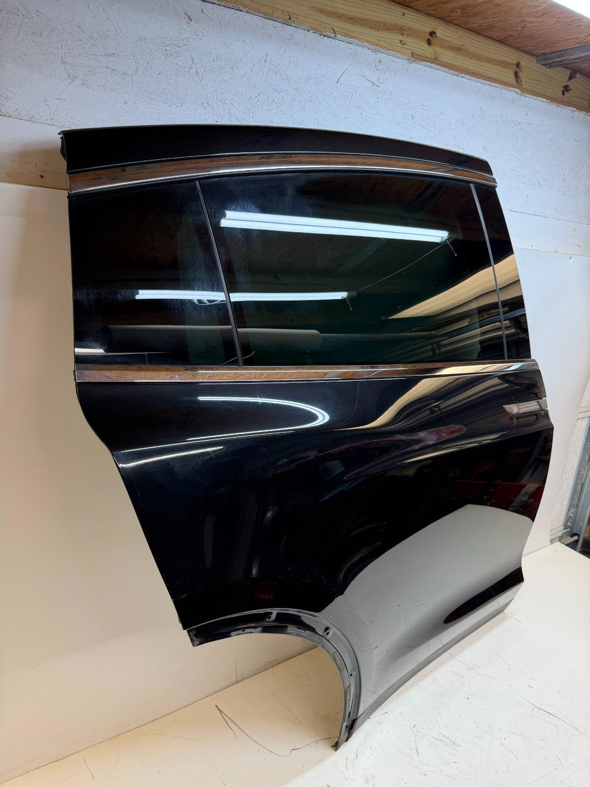 2015 TESLA MODEL X REAR RIGHT PASSENGER SIDE FALCON DOOR SHELL PANEL OEM